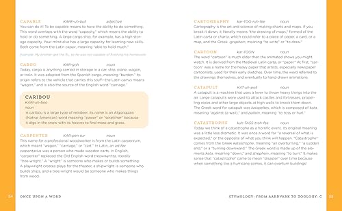 Once Upon a Word: A Word-Origin Dictionary for Kids―Building Vocabulary Through Etymology, Definitions & Stories by Jess Zafarris 