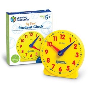 Student Clock for Teaching & Demonstrations, 12 Hour