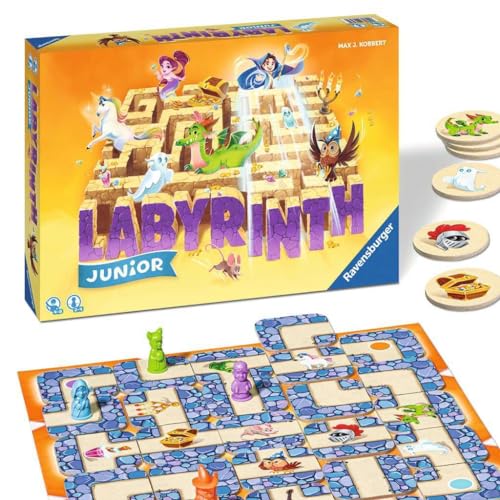Ravensburger Labyrinth Junior - The Moving Maze Family Board Games for Kids Age 4 Years Up