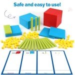 131 PCS Base Ten Blocks - Math Manipulatives