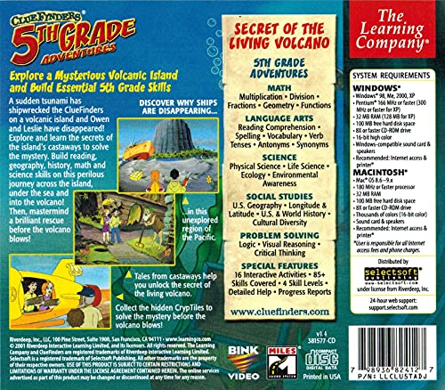 Clue Finders 5th Grade Educational Computer Game