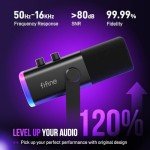 FIFINE Dynamic Microphone for Podcasts, Gaming, Singing YouTube
