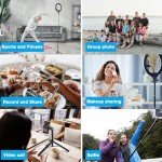 BZE Extendable Selfie Stick Tripod with Wireless Remote