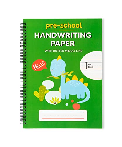 Kids' Spiral-Bound Handwriting Practice Notebook with Lined Paper