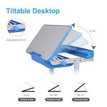 Adjustable Kids Desk & Chair Set with LED Light