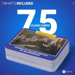United States History Flash Cards – 75 US American Major Events & Milestones – AP Learning Resource for Studying, Government Teaching Aid Tool, Social Studies Civics Reference – Classroom & Homeschool
