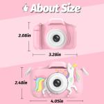 Kids Camera Toy for Ages 3-8 with Cartoon Cover