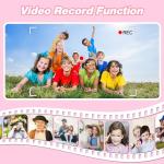 Kids Camera Toy for Ages 3-8 with Cartoon Cover