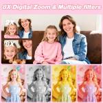 Kids Camera Toy for Ages 3-8 with Cartoon Cover