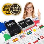 World Game: Geography Card Game for Homeschooling Fun