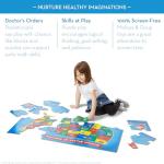 Melissa & Doug USA Map Floor Puzzle - 51 Pieces (2 x 3 feet) - FSC Certified