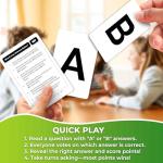 Science Card Quiz Game for Kids & Families