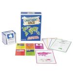Continent Race Geography Card Game for Kids 7+