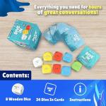 ThinkPsych Family Conversation Starters Dice & Card Game