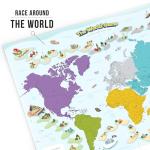 Fun World Geography Board Game for Homeschool