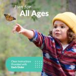 10 Live Caterpillars to Grow Painted Lady Butterflies Kit - Ready to Ship Now!