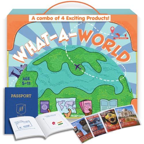 CocoMoco Kids World Box: Geography Learning Set for Kids
