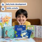 CocoMoco Kids World Box: Geography Learning Set for Kids