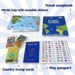 CocoMoco Kids World Box: Geography Learning Set for Kids