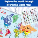 CocoMoco Kids World Box: Geography Learning Set for Kids