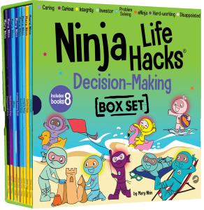 Ninja Life Hacks Decision Making Box Set by Mary Nhin