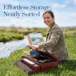 175 Piece Deluxe Art Set with Drawing Pads, Acrylic Paints