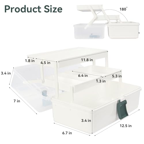 13-Inch Craft Storage Organizer for Home-schooling and Travel