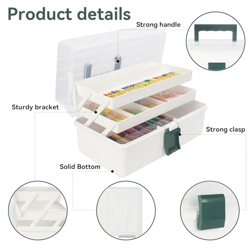 13-Inch Craft Storage Organizer for Home-schooling and Travel