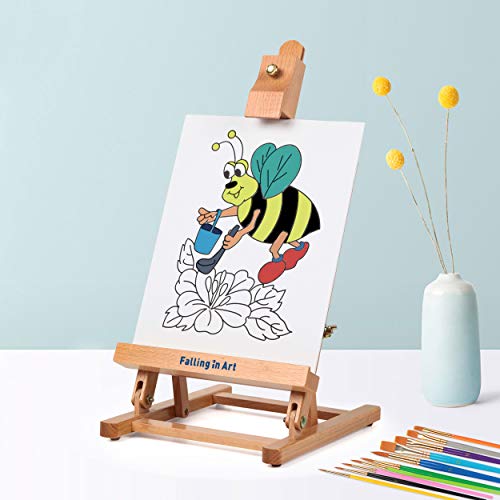 Art Painting Set with Table Easel for Homeschoolers