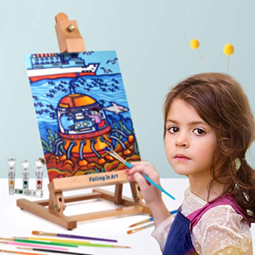 Art Painting Set with Table Easel for Homeschoolers