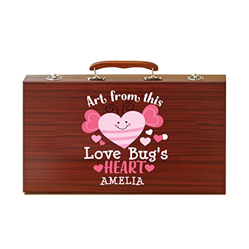 Personalized 80-Piece Deluxe Art Set for Kids