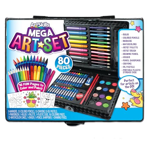 Mega Art Set with 80 Pieces