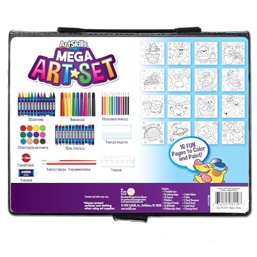Mega Art Set with 80 Pieces