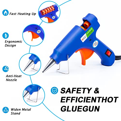 Hot Glue Gun Kit with 40 Glue Sticks