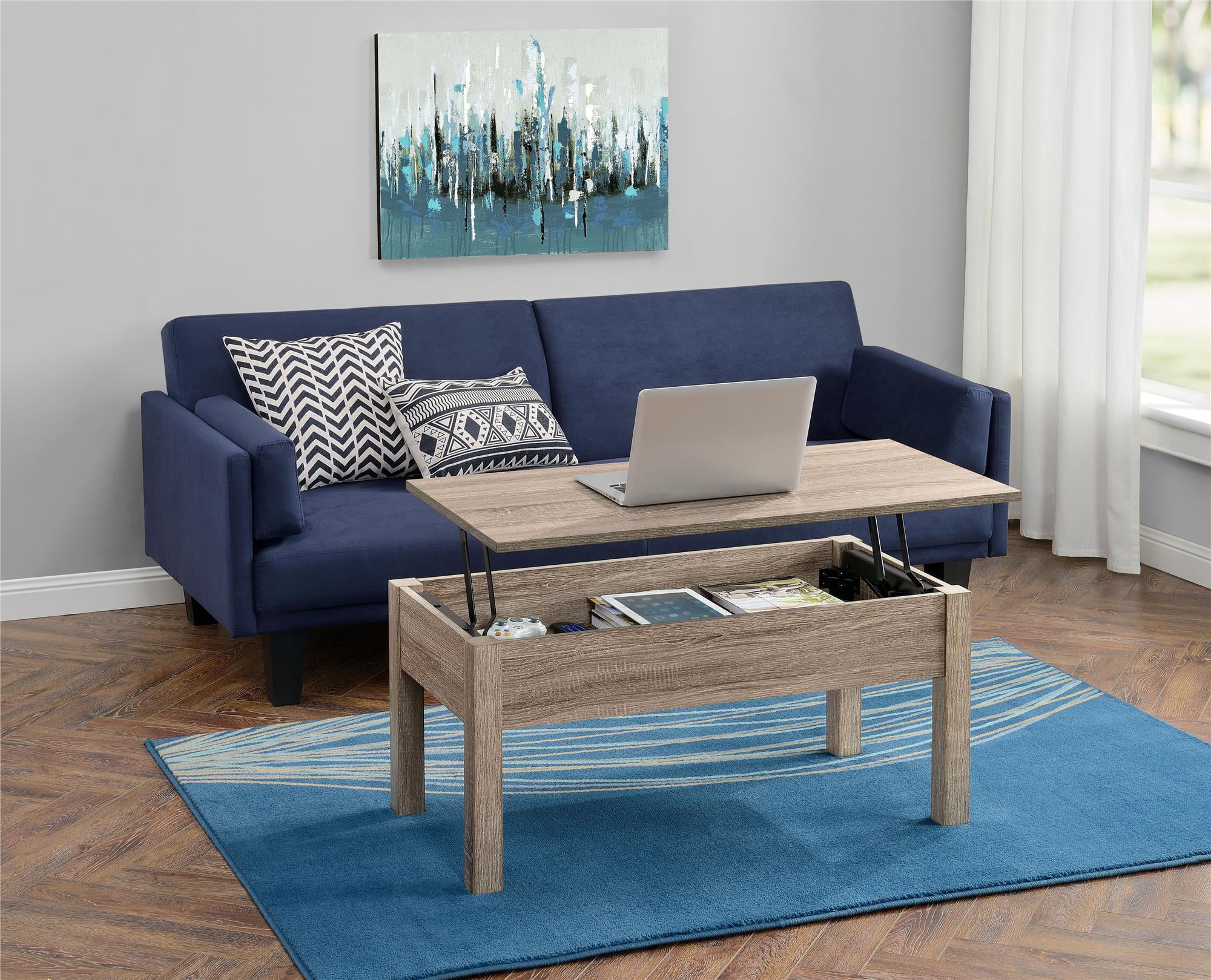 Mainstays Parson's Lift-Top Coffee Table, Sonoma Oak