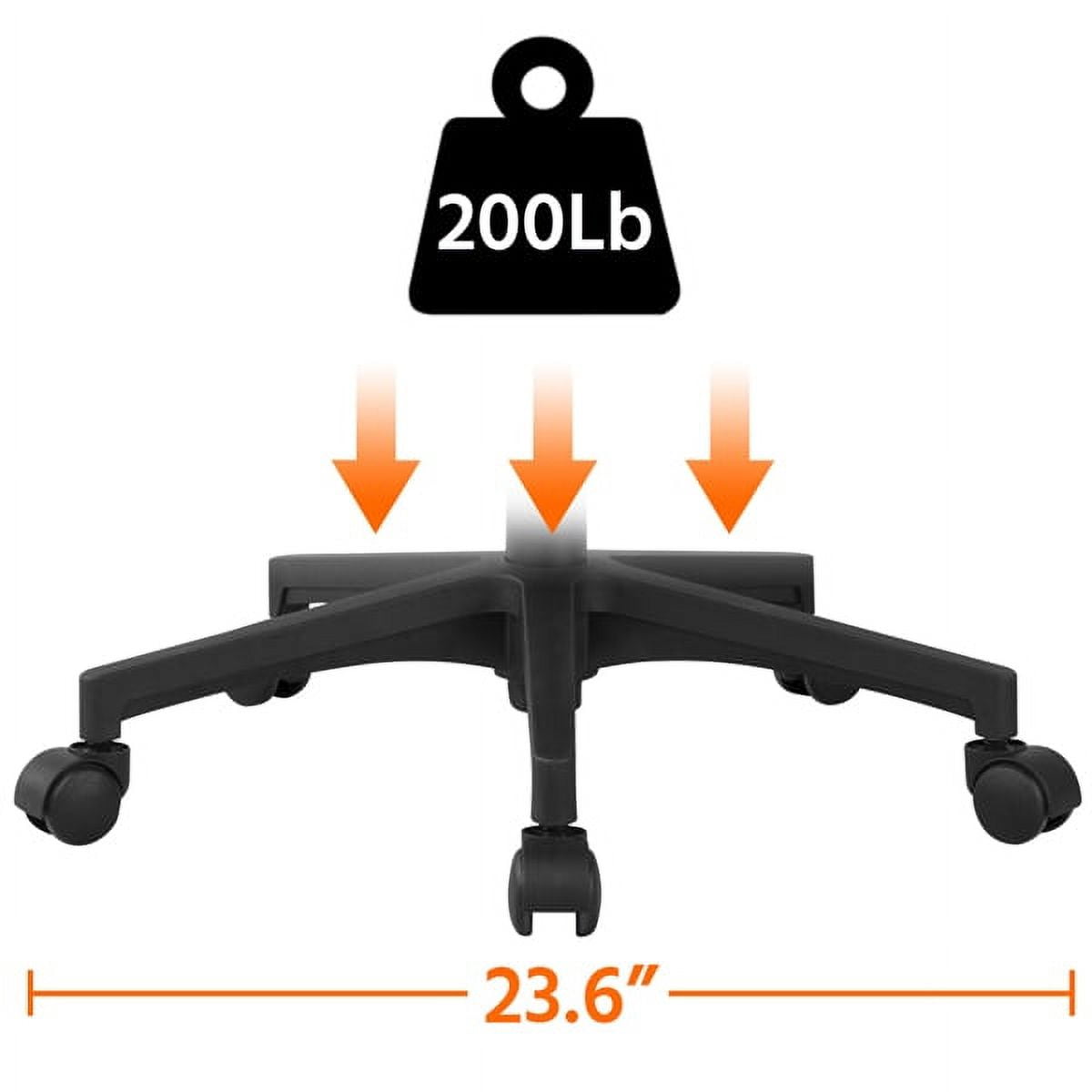 Red Adjustable Manager's Chair with Swivel