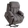 Heavy Duty Manual Recliner Sofa - Beige