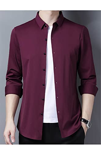 Luxury Mulberry Silk Men's Social Shirt