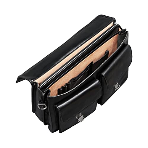 Maxwell Scott Luxury Leather Laptop Briefcase - The Loreto