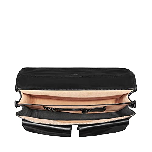 Maxwell Scott Luxury Leather Laptop Briefcase - The Loreto