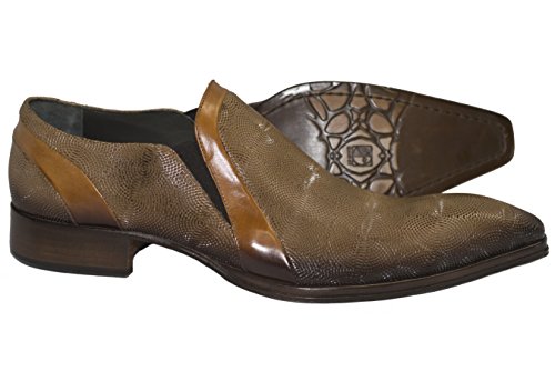 Italian Cognac Slip-on Shoes for the Modern Man