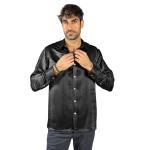 Luxury Artisan Silk Shirt for Men, Long Sleeves