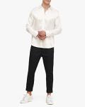 Luxury LilySilk 100% Mulberry Silk White Button-Down Shirt