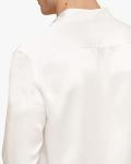 Luxury LilySilk 100% Mulberry Silk White Button-Down Shirt