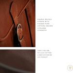 Maxwell Scott Luxury Leather Laptop Briefcase - The Loreto