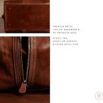 Italian Leather Extra Large Travel Duffle - FleroEL Black