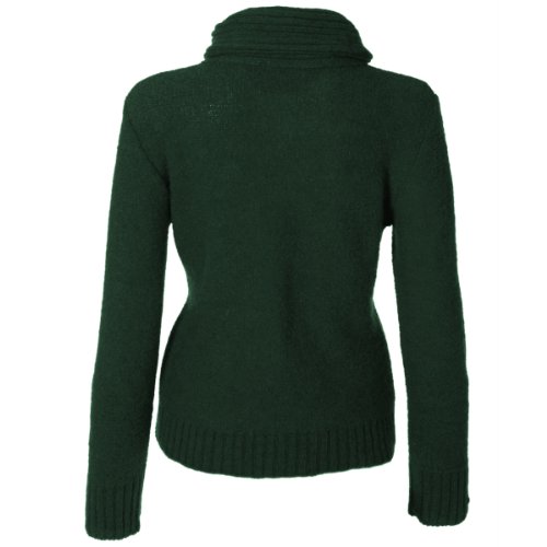 Luxury 100% Cashmere Hunter Green Cardigan Size 5X