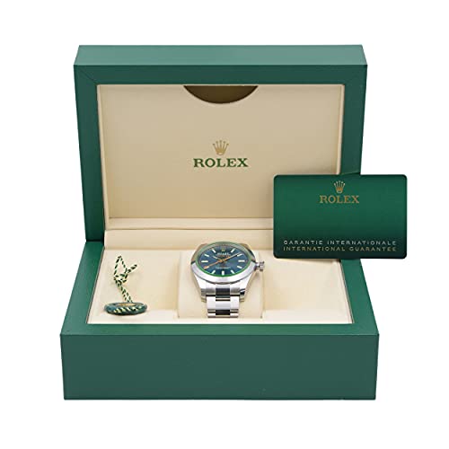 Luxury Rolex Milgauss Blue Dial Steel Men's Watch