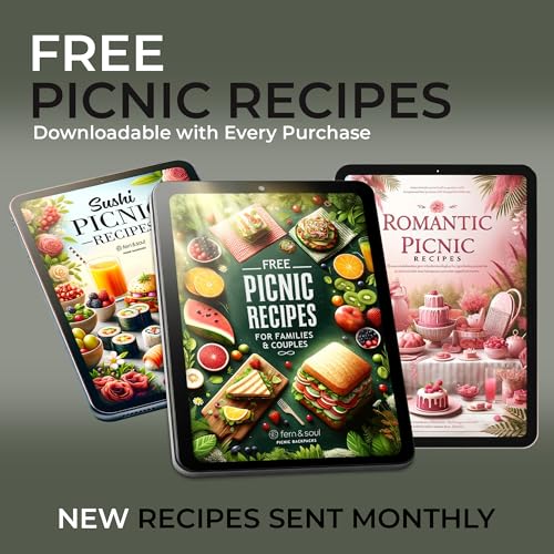 Stylish 4-Person Picnic Backpack Set with Cooler Bag