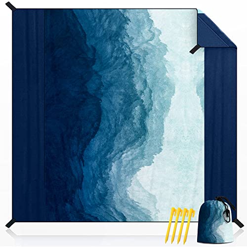 BeeGreen Waterproof Beach Blanket for Camping and Hiking